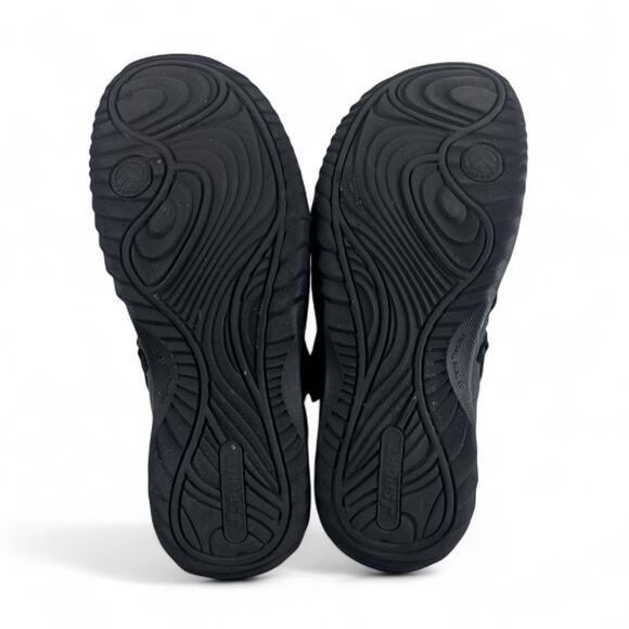 Jambu J Sport Shoes Womens 9 Black Faux Leather Wool Blend Slip On Blair Memory - Picture 9 of 9